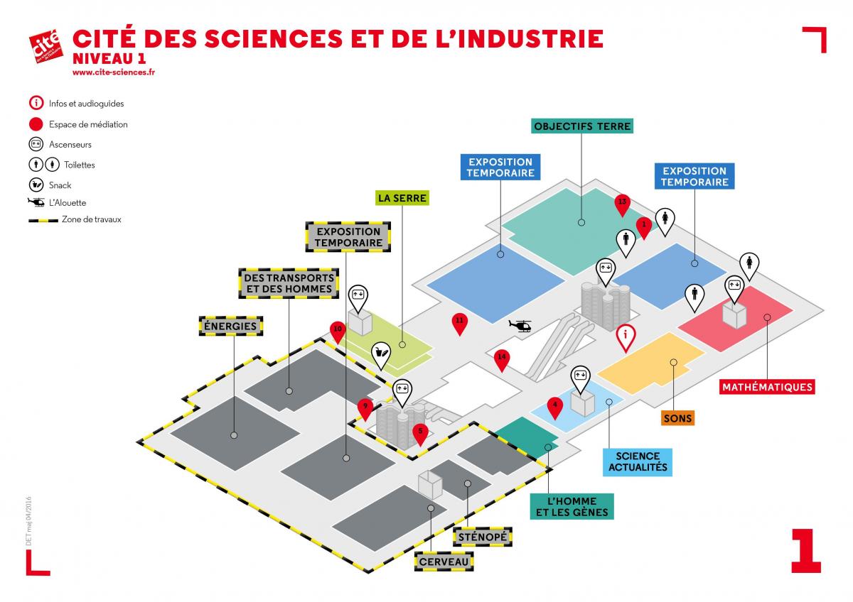 Peta Bandar des Sains et de l'industrie Tahap 1