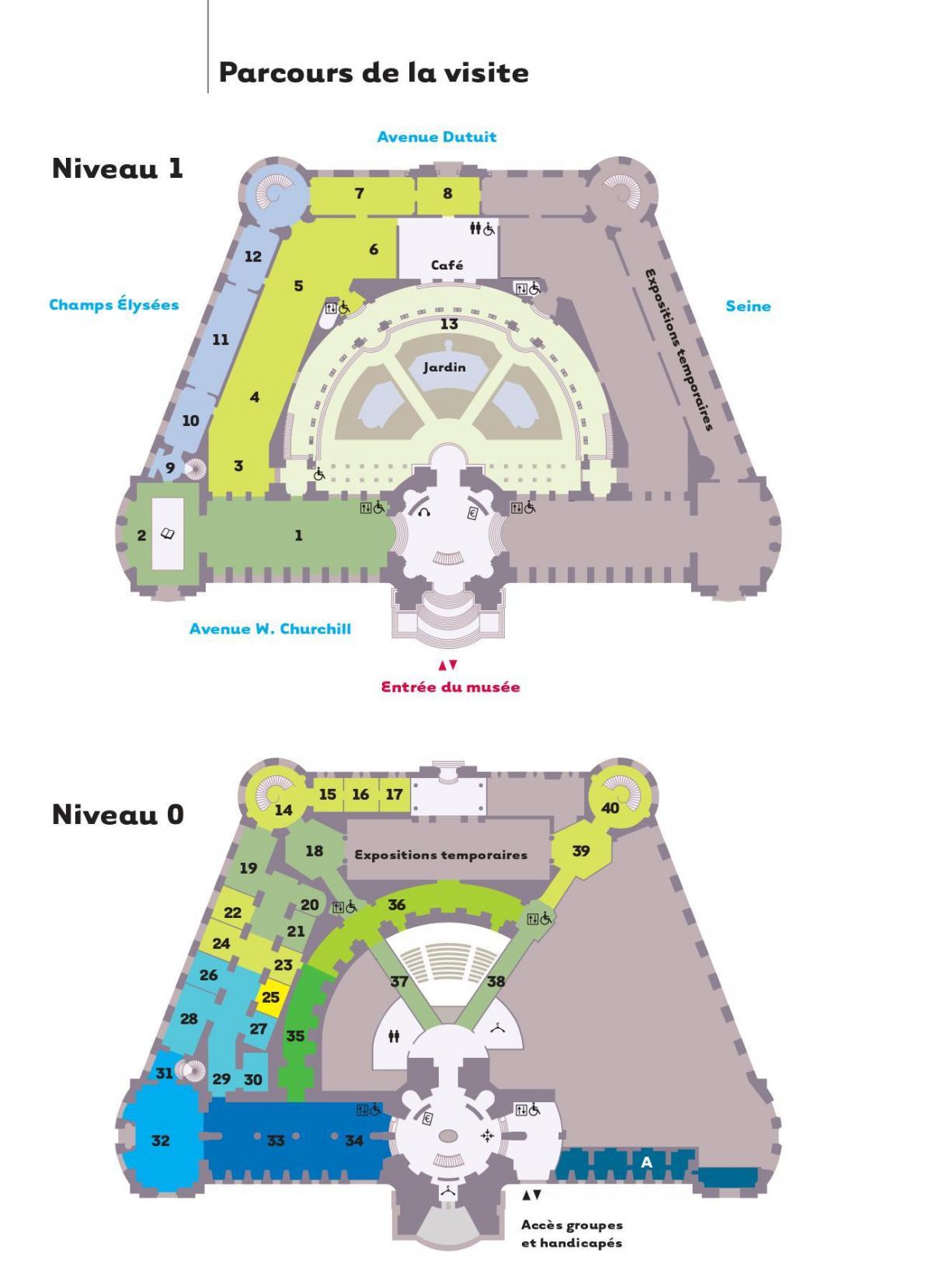 Peta Petit Palais