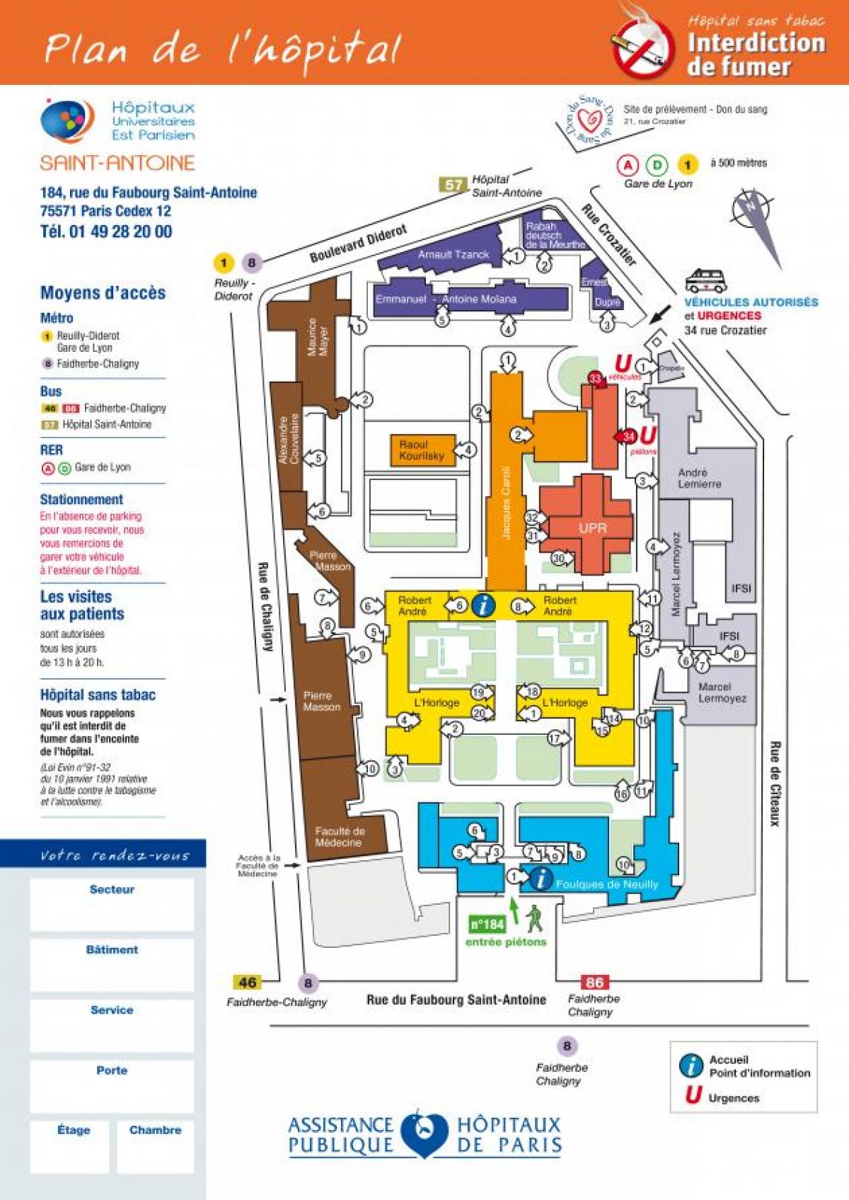 Peta Saint-Antoine hospital