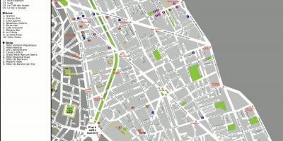 Peta ke-11 arrondissement Paris