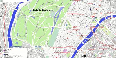 Peta ke-16 arrondissement Paris