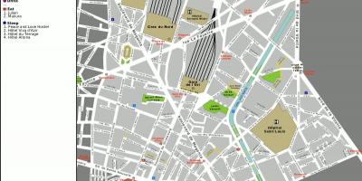 Peta jajaran ke-10 di Paris