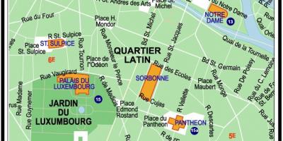 Peta Latin Suku Paris