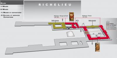 Peta Muzium Louvre Tahap 2