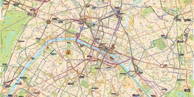Peta Paris bas