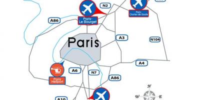 Peta Paris terbang