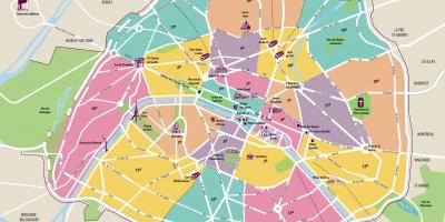 Peta Paris tarikan