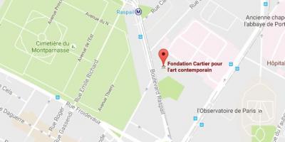 Peta Yayasan Cartier