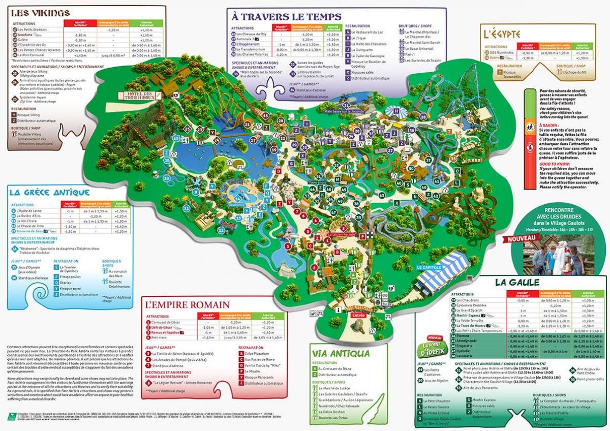 Peta Asterix park
