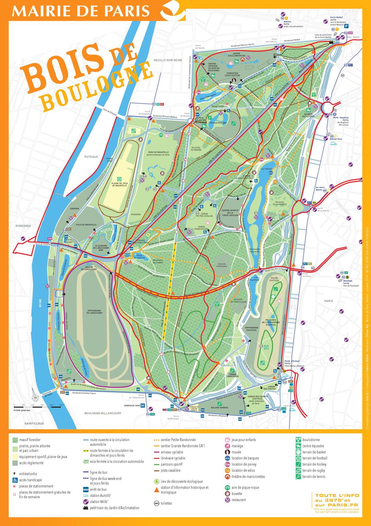 Peta Bois de Boulogne