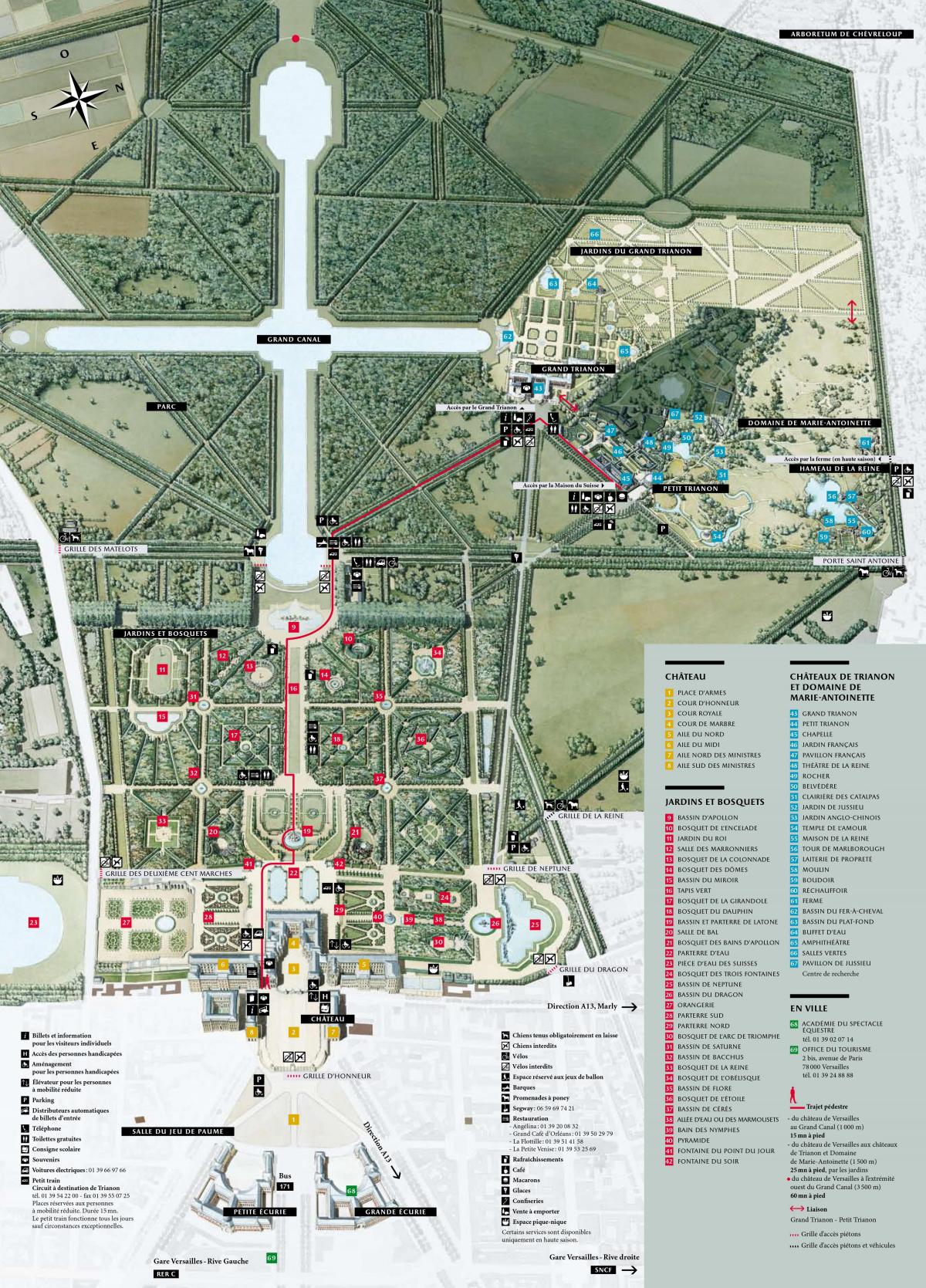 Peta Istana Versailles