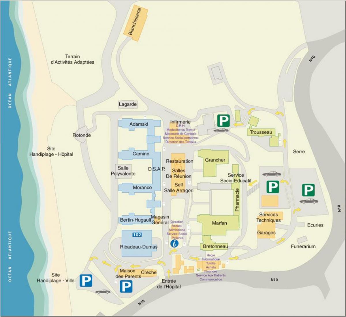 Peta Marin de Hendaye hospital