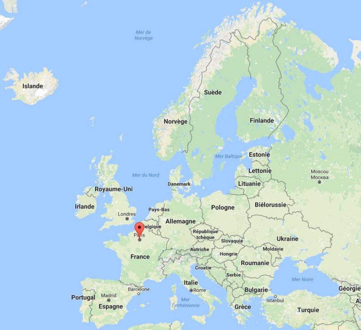 Peta paris di Eropah peta