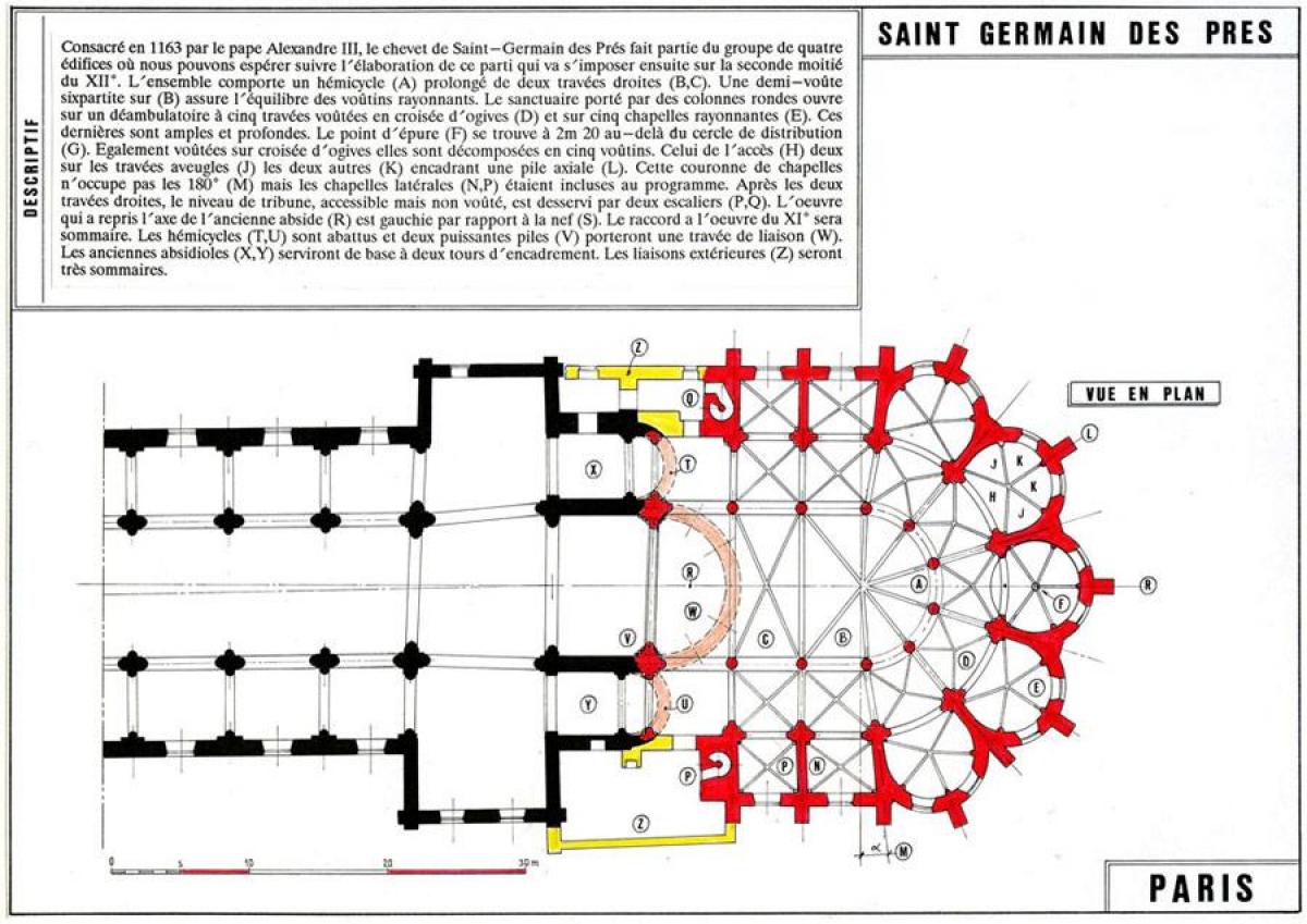 Peta Saint-Germain-des-Pres