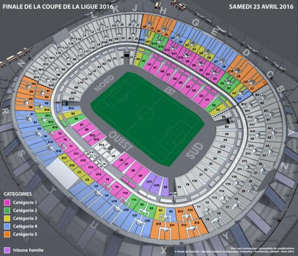 Peta Stade de France Sepak