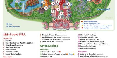 Peta Disneyland Paris