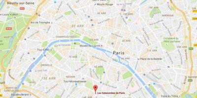 Peta Katakombe di Paris