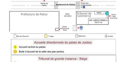 Peta Palais de Justice Paris