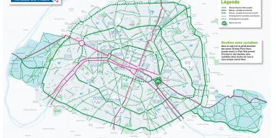 Peta Paris basikal