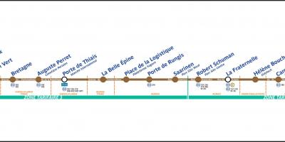 Peta Paris Tramway T7